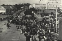 Invázna kolóna a demonštranti v centre Prešova (ÚPN)