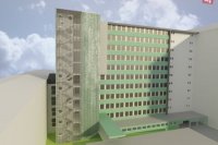 Vizualizácia nových výťahov v Nemocnici Poprad