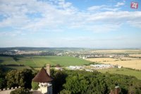 Smolenický zámok - výhľad z veže