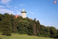 Smolenický zámok - pohľad z parku