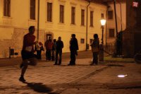 popri trati boli aj hlúčiky fanúšikov