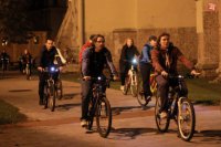 cyklisti pri Hrubom kostole