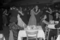 Na archívnej snímke z 13. decembra 1959 Ples družby v Bratislave. FOTO TASR - Erik Stražan