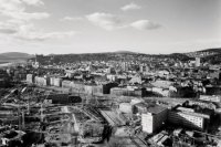 Na snímke celkový pohľad na Bratislavu z Tlačového centra na Martanovičovej ulici. V Bratislave 25. novembra 1987. Foto TASR - Peter Šimončík.