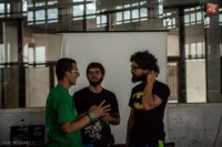 Privítanie talianskych hostí Filippa Coena a Emanuela Snidera