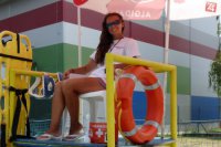 Úsmev mladej plavčíčky :)