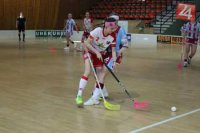 Bystrická florbalistka Janka Hríbiková v akcii