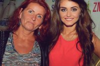 Na súťaž prišla Ľubomíru podporiť aj jej mama.