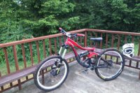 Špeciálny bicykel na downhill