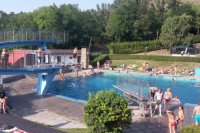 Bergbad Hainburg skokanské mostíky