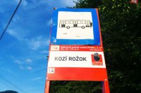 Linka číslo 14 vás odvezie na zastávku Kozí rožok.