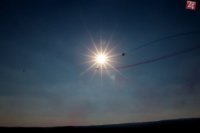 Na snímke francúzska akrobatická letka Patrouille de France počas druhého dňa Medzinárodných leteckých dní SIAF 2015 na leteckej základni Sliač 30. augusta 2015.