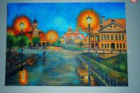 Prešovčanka Juliana namaľovala dominantu mesta - Solivar.