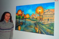 Prešovčanka Juliana namaľovala dominantu mesta - Solivar.