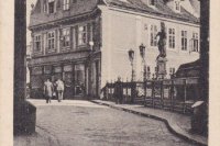 Od Michalskej brány, fotené okolo roku 1920, Zdroj foto: Stará Bratislava na fotografiách a obrazoch