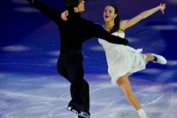 Lukáš Csölley a Frederica Testová počas exhibície.