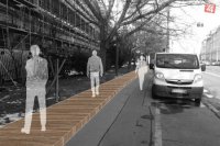 Chodník na Radlinského ulici, Zdroj: Michal Hajduk, Dominika Galandová