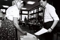 Na snímke voľby pacientov vo svetoznámych kúpeľoch Piešťany.