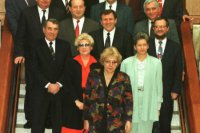 Mečiarov kabinet v roku 1994.