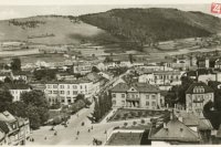 Pohľad na vtedajšiu Hlinkovu ulicu okolo roku 1942.