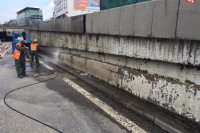 Podjazd na Hodžovom námestí pred úpravou