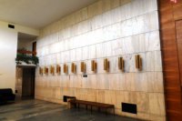 Krematórium Kremnička - čakacia miestnosť