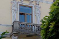 Fasáda Cesnakovej vily, ulica Janka Kráľa č. 11