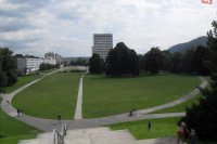 park pod Pamätníkom SNP