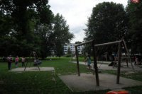 telocvičňa pod holým nebom - Park pod Pamätníkom SNP