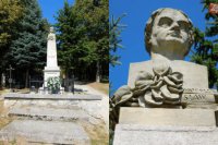 Pomník Jána Hollého na miestnom cintoríne