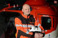 Pilot vrtuľníka Ing. Ján Rušin.