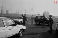 Na archívnej snímke z 27. októbra 1995 v Košiciach havária vo Východoslovenských železiarňach (VSŽ).