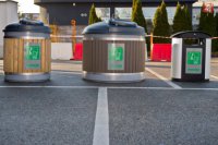 Polopodzemné kontajnery v Bratislave.