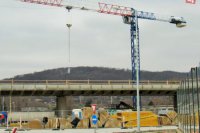 Rozostavaná prekládka cesty I/68, odbočka Škultétyho – ZVL na Košickej ulici.