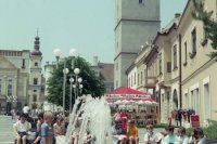 Pohľad na Trojičné námestie z  júla 1996