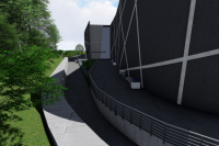 Ulička v zadnej časti pri Agátke