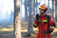 Na snímke príslušník Hasičského a záchranného zboru pplk. Mgr. Radoslav Lacko, ktorý nehodu neprežil