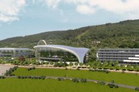 1. - 2. miesto - Víťazný návrh A z dielne Ing. arch. Pavla Mrázeka