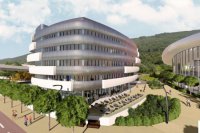 1. - 2. miesto - Víťazný návrh A z dielne Ing. arch. Pavla Mrázeka