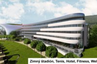 1. - 2. miesto - Víťazný návrh A z dielne Ing. arch. Pavla Mrázeka