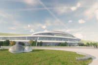 1. - 2. miesto - Víťazný návrh B. Autormi projektu sú  Ing. arch. Ján Gustiňák, Ing. Miroslav Kováčik a Ing. Pavol Ladňák