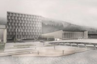 3. miesto - Návrh F z dielne autorského kolektívu Ing. arch. Andrej Alexy, Bc. Martin Červienka, Bc. Peter Čurlej, Bc. Martin Fekiáč