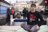 Riaditeľ n.o. Depaul Slovensko Jozef Kákoš počas predstavenia kampane “Adoptuj si posteľ - zachrániš život”.