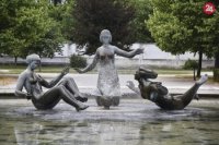 Fontána Mladosť v Prezidentskej záhrade.