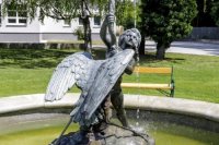 Fontána vo Vodárenskom múzeu.