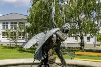 Fontána vo Vodárenskom múzeu.