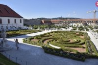 Baroková záhrada na Bratislavskom hrade.