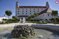 Baroková záhrada na Bratislavskom hrade.