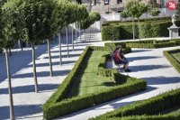 Baroková záhrada na Bratislavskom hrade.