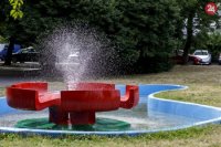 Fontána Vlna v Rači.